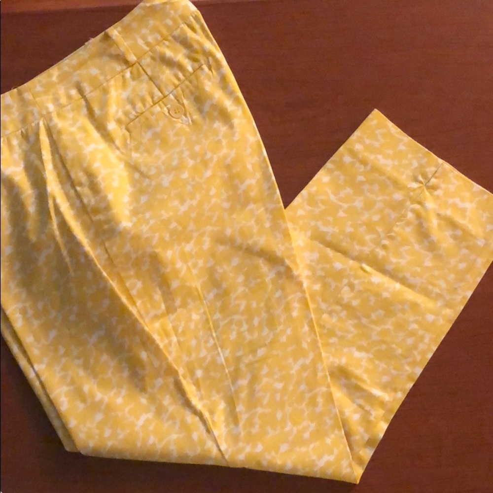 Talbots crop pants.  Size 4, style Curvy